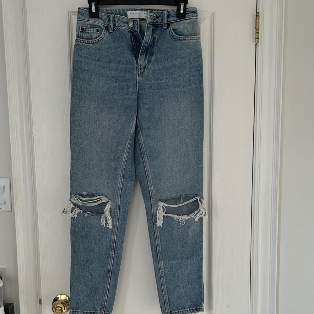 Topshop Light Blue Denim Jeans